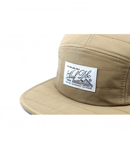 beige 5 panel cap Huf